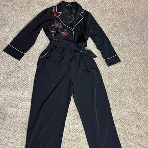 Zara floral jumpsuit